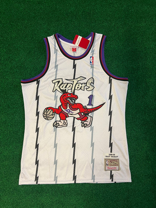 Tracy McGrady Toronto Raptors White 1998-99 Hardwood Classic Jersey