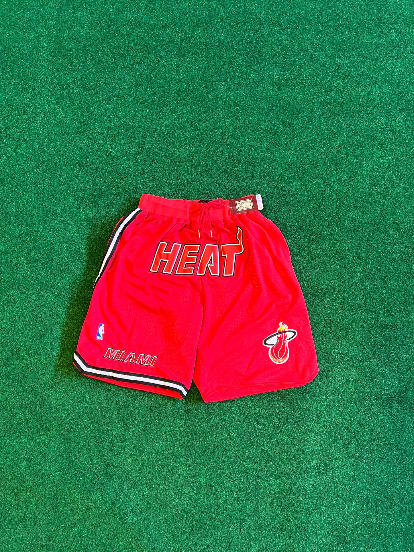 Miami Heat  Red Hardwood Classics Just Don Shorts