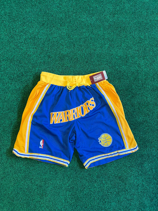 Golden State Warriors Royal Hardwood Classics Shorts 1993 Just Don